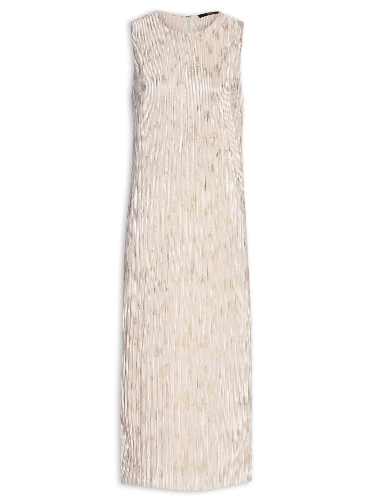 Vestido Regata Plissado - Bege