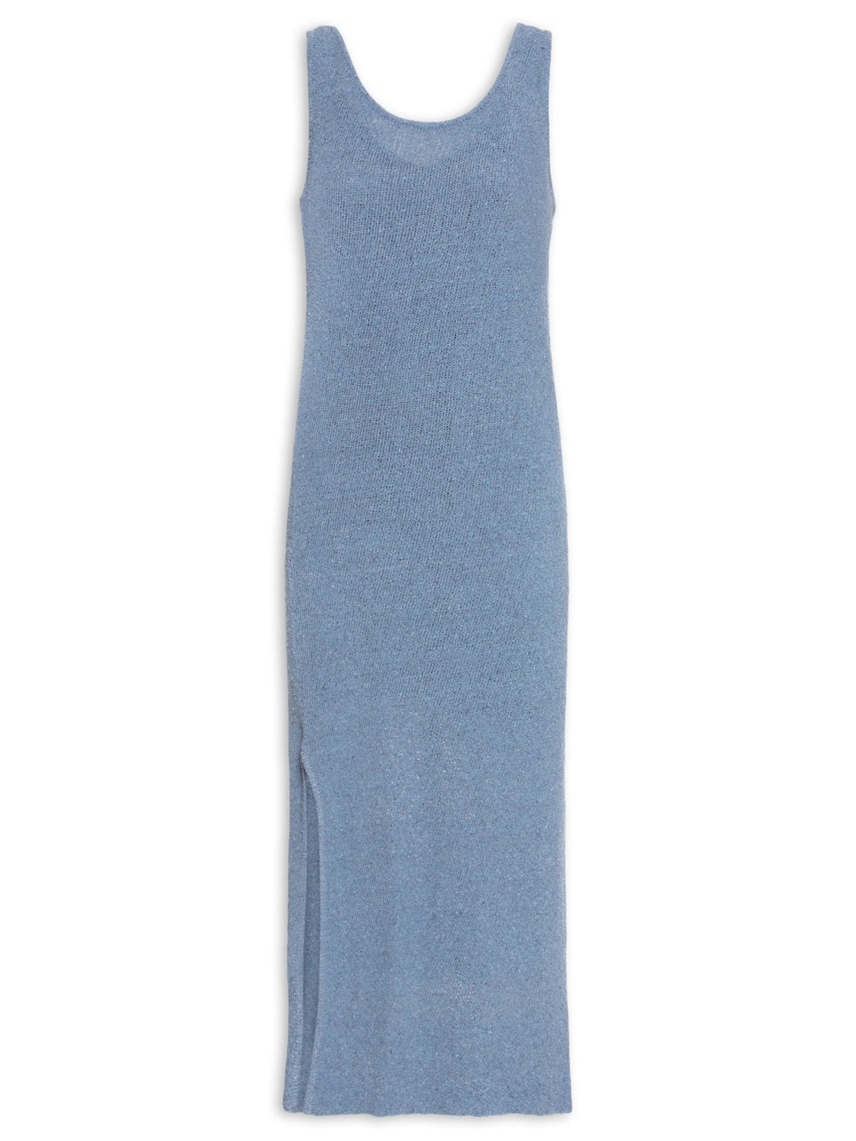 Vestido Regata Tricot Rede Azul Osklen