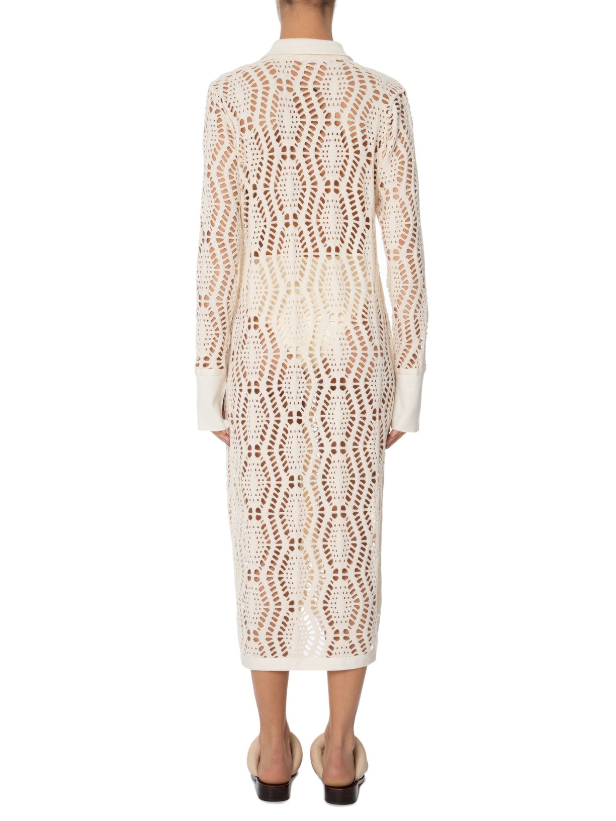 Vestido Regina Off White August Swim