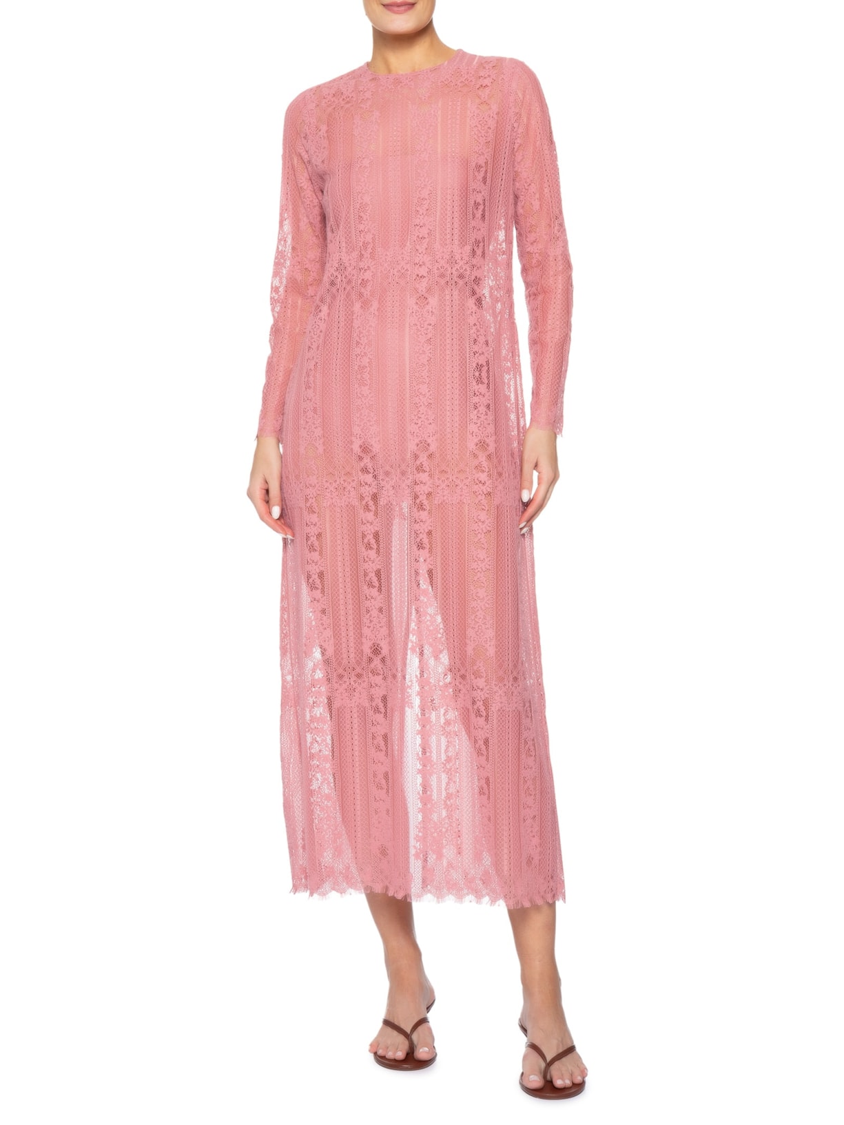 Vestido Renda Bibelot Bold – Rosa Paula Raia