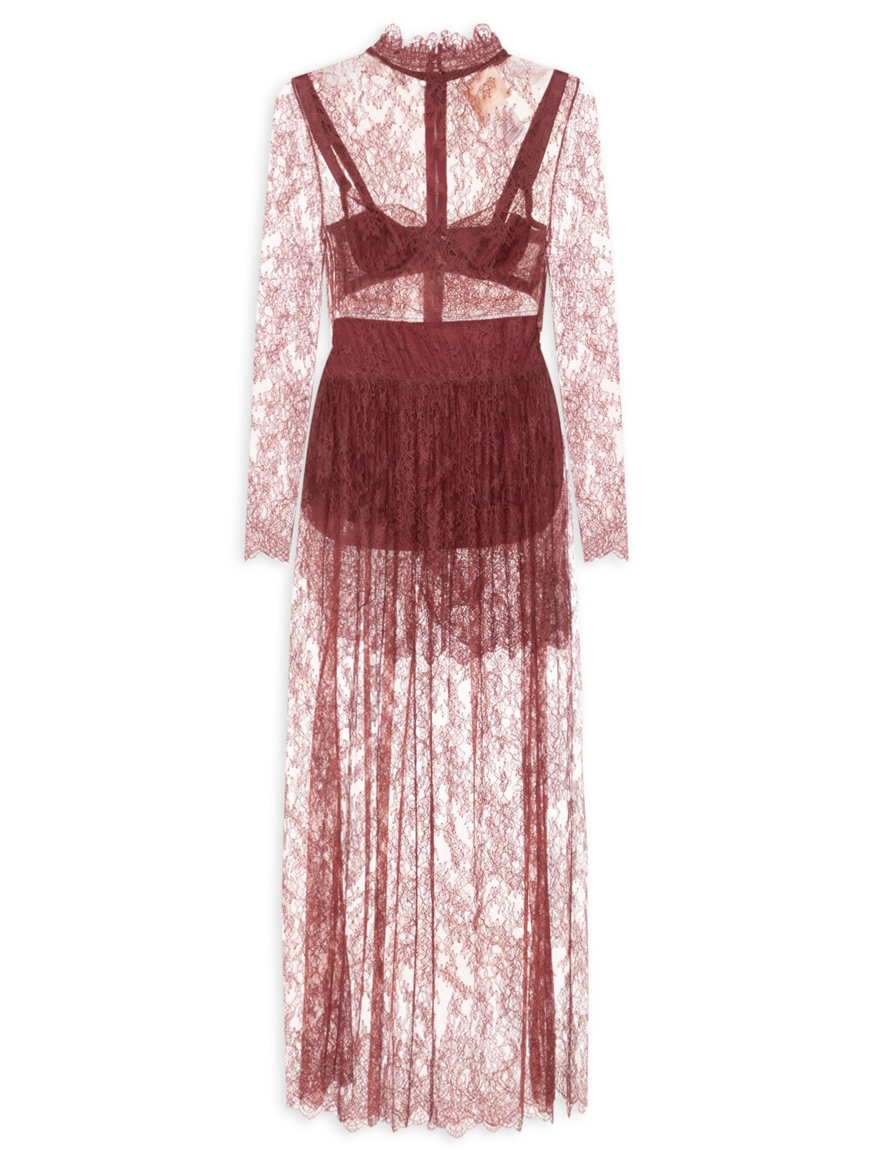 Vestido Renda Bruma - Vermelho