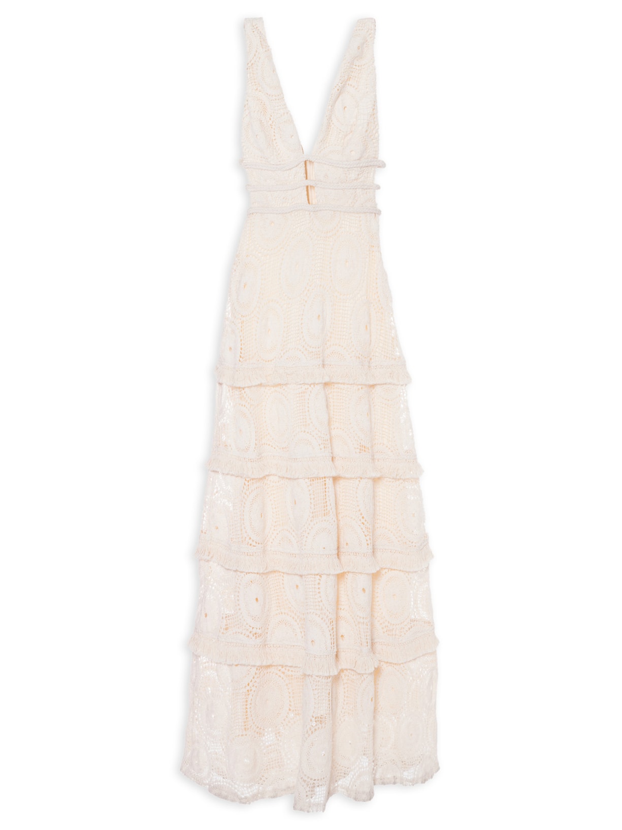 Vestido Renda Camille Bege Oasis