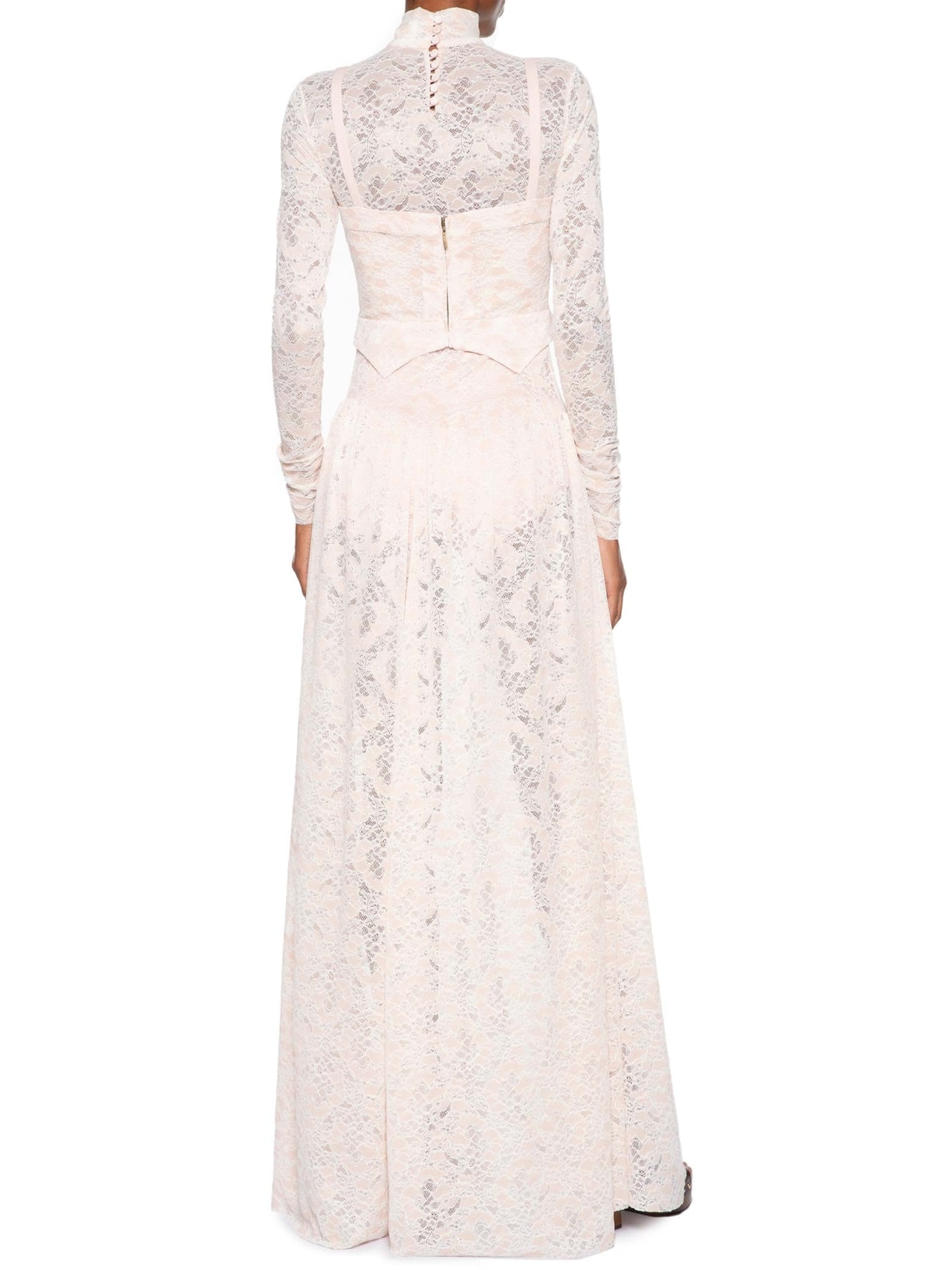 Vestido Renda Chanti Rosa Paula Raia