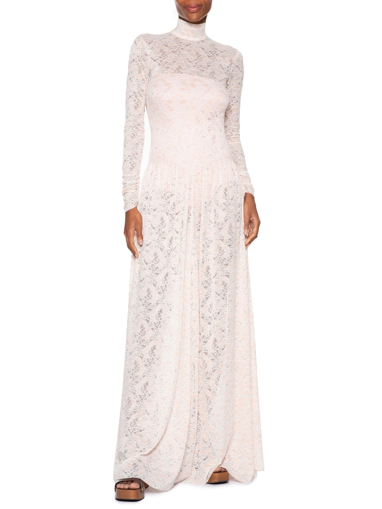 Vestido Renda Chanti Rosa Paula Raia