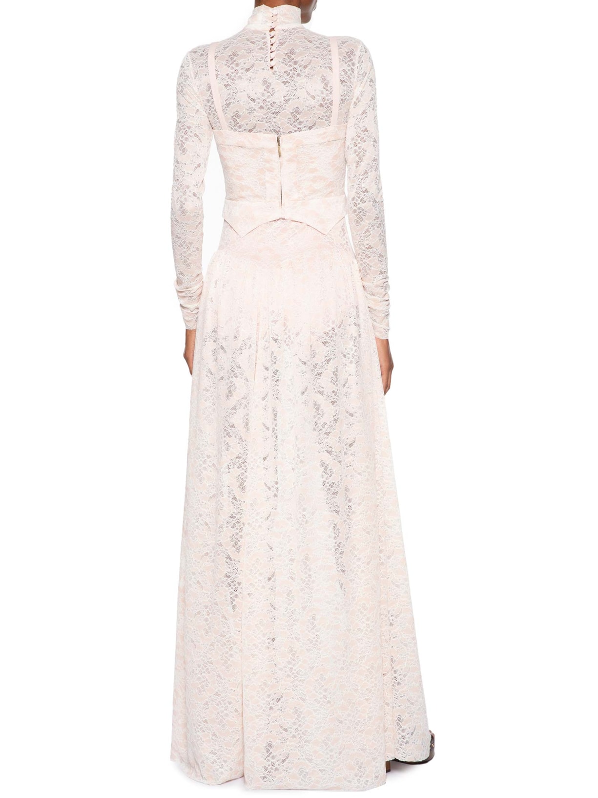 Vestido Renda Chanti Rosa Paula Raia