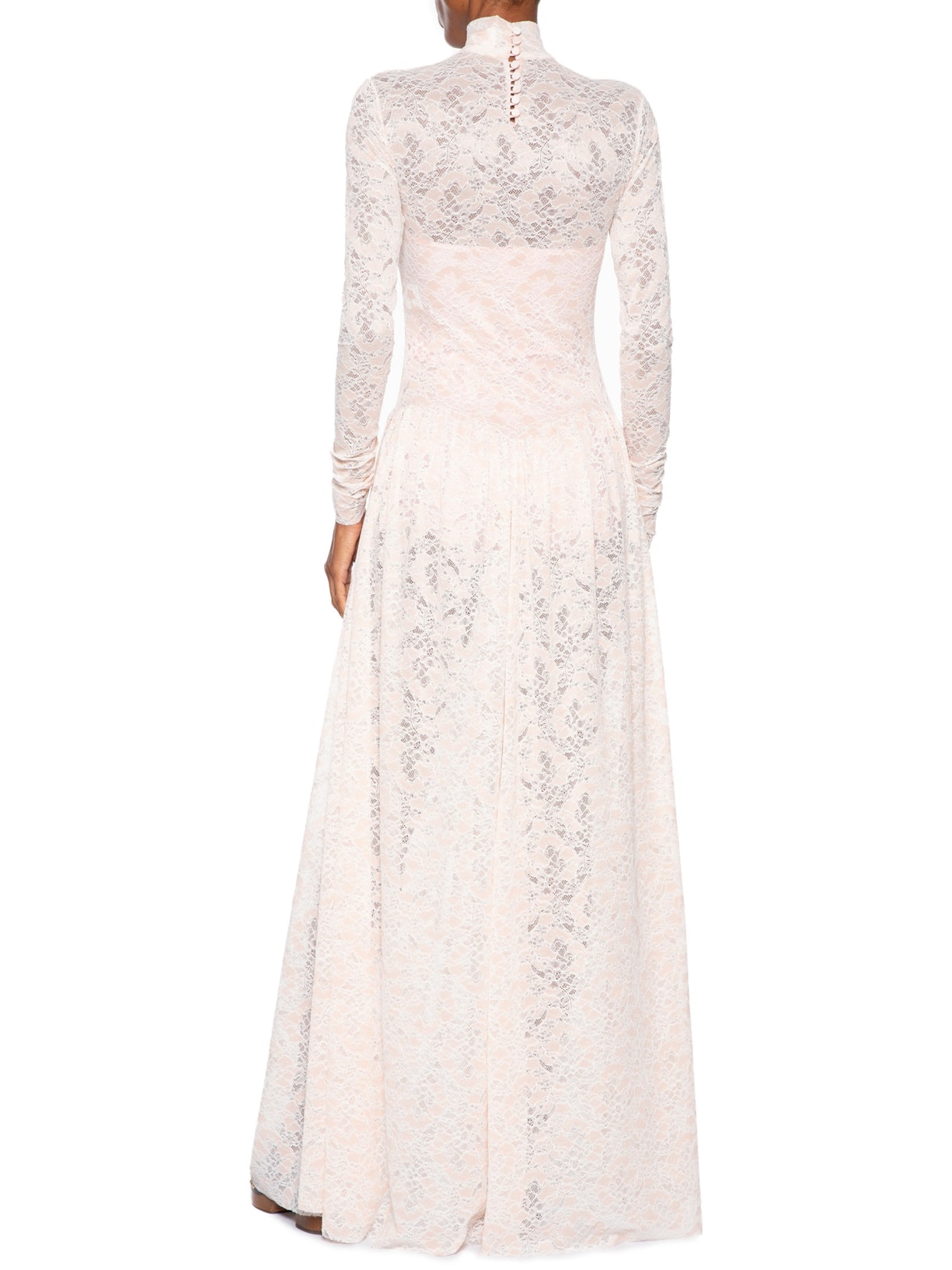 Vestido Renda Chanti Rosa Paula Raia