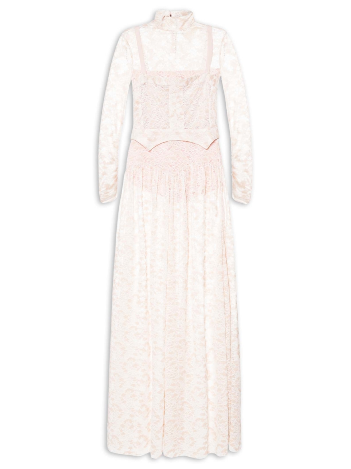 Vestido Renda Chanti Rosa Paula Raia