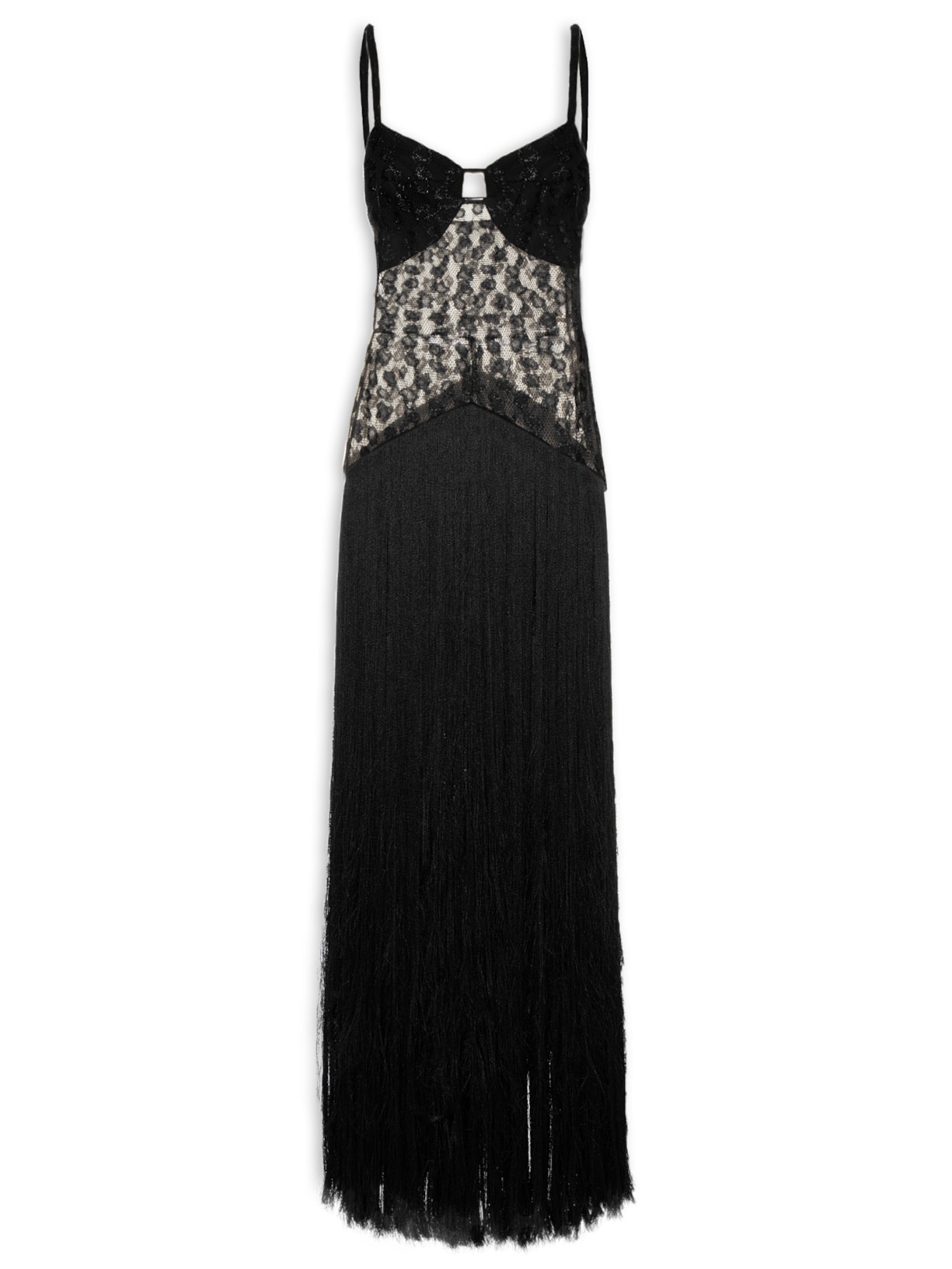 Vestido Renda Feline Rebeca - Preto