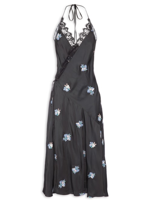 Vestido Renda Romance - Preto