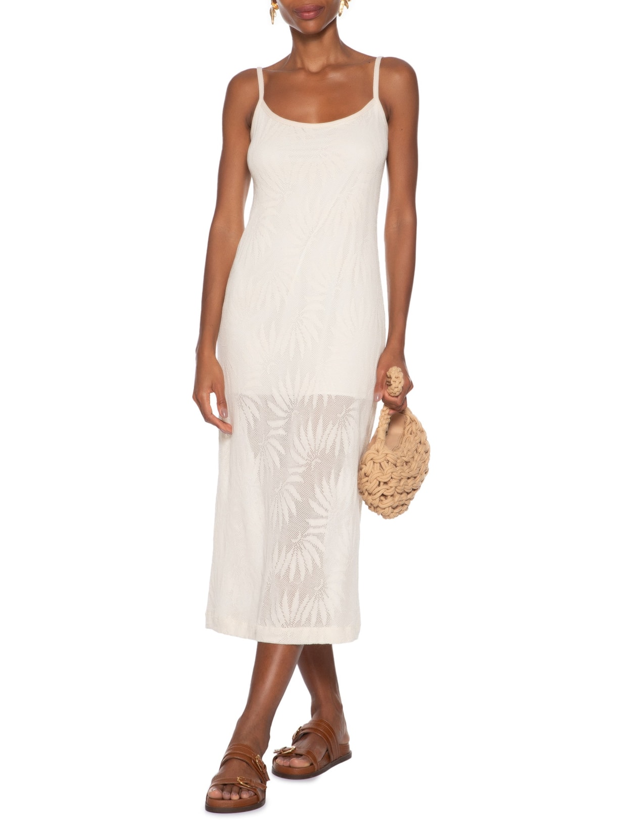 Vestido Rendinha Branco Farm