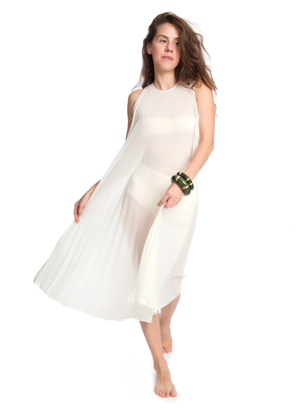 Vestido Resort Branco Laura Cangussu