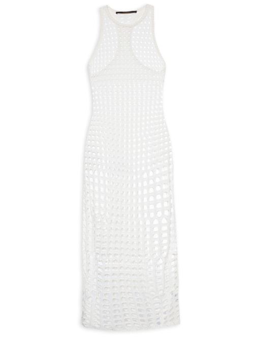 Vestido Resort Tricot - Branco