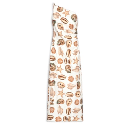 Vestido Reto Conchas - Off White