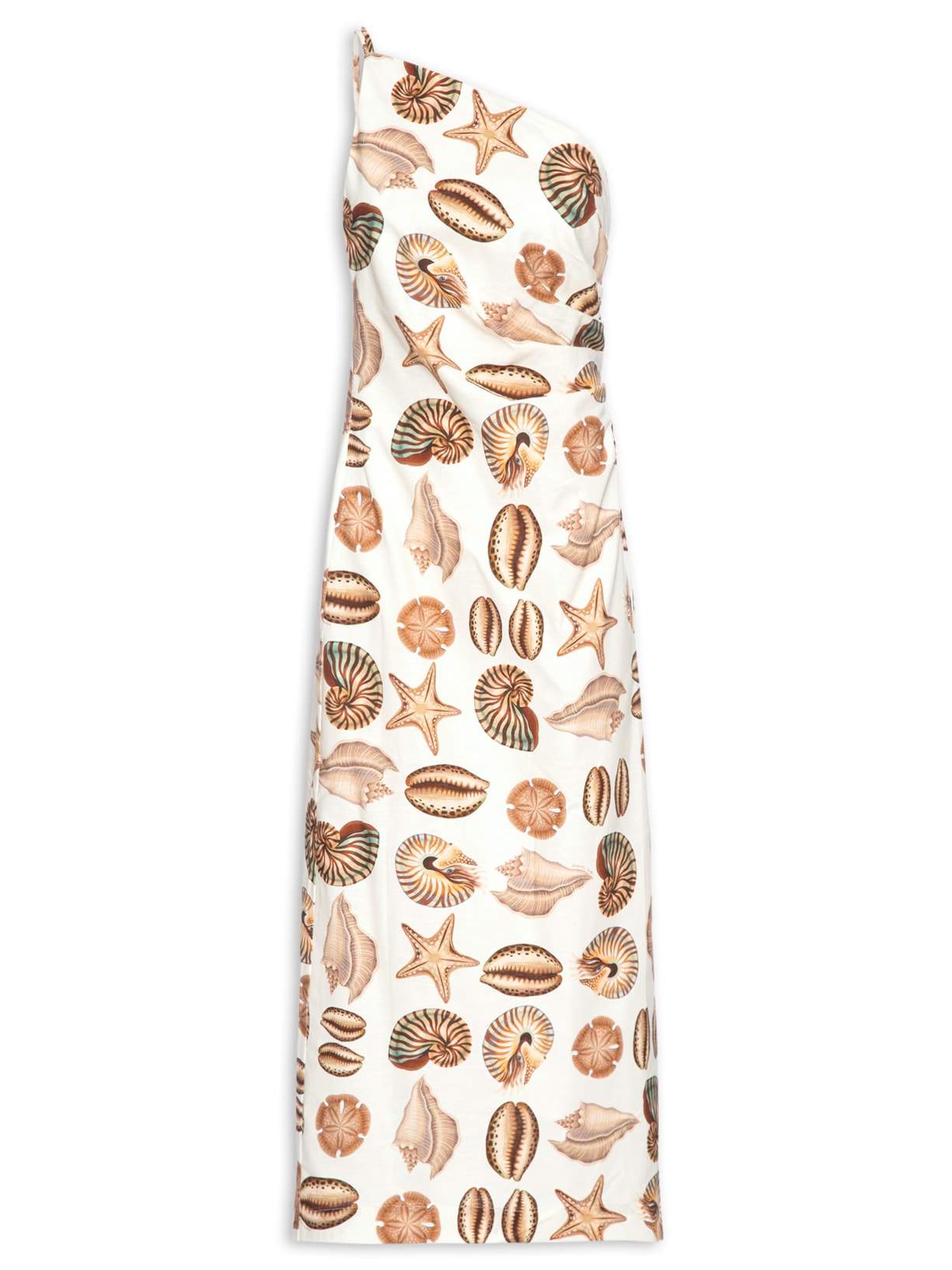 Vestido Reto Conchas - Off White