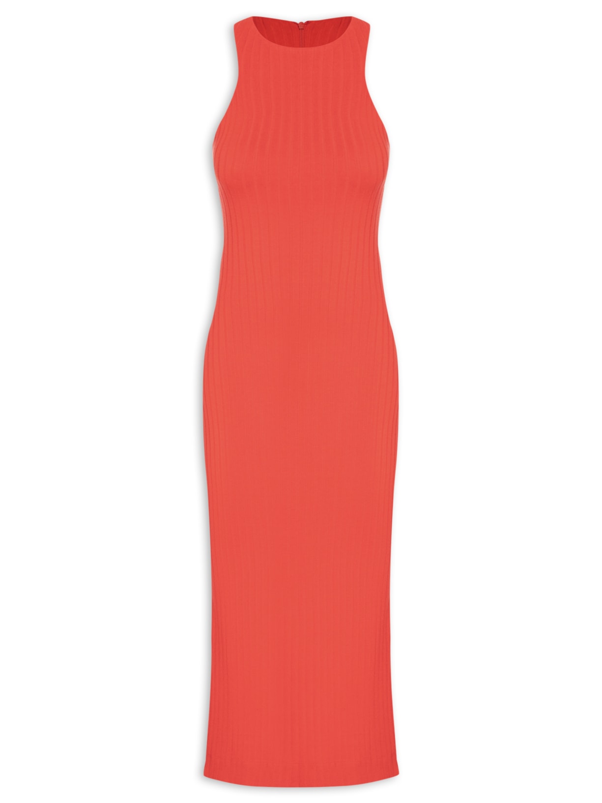 Vestido Ribana Large Coral - Vermelho