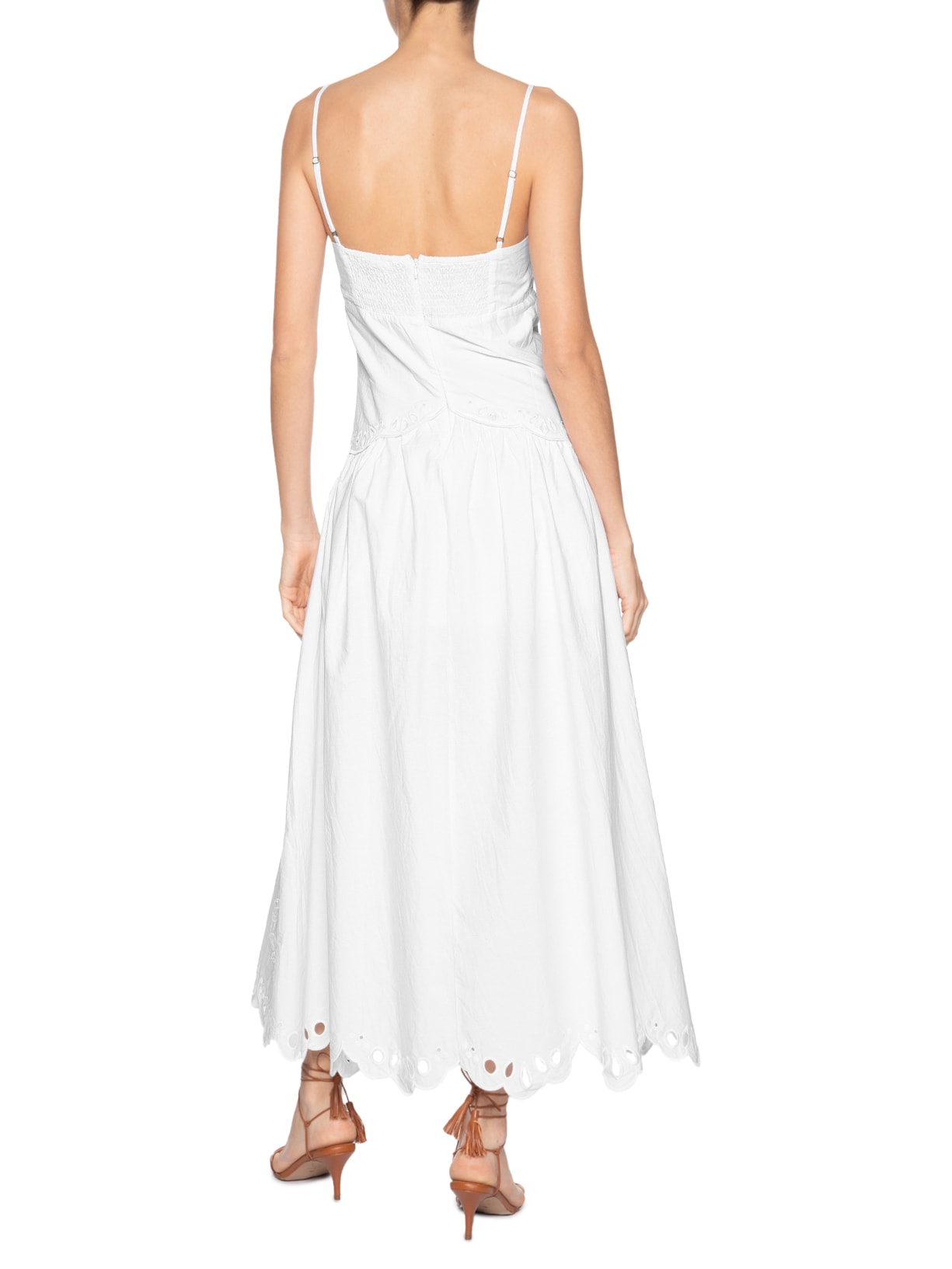 Vestido Richelieu Camafeu Branco Farm