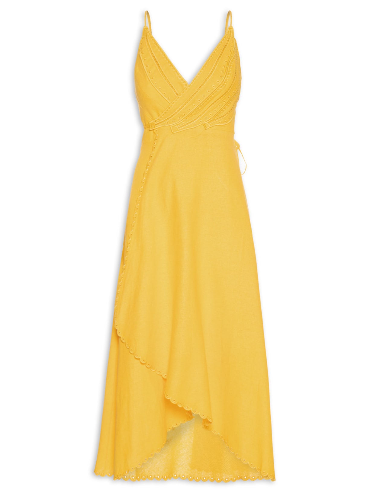 Vestido Richilieu Banana Amarelo Farm