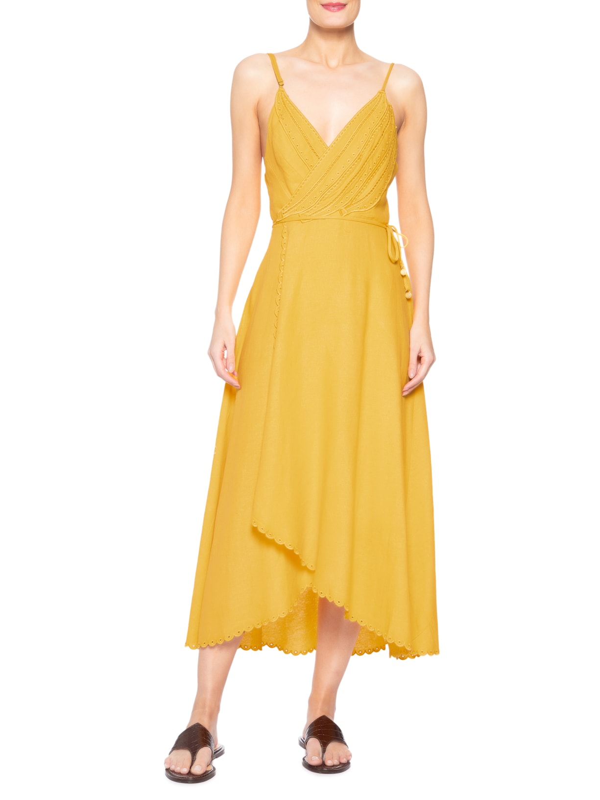Vestido Richilieu Banana Amarelo Farm