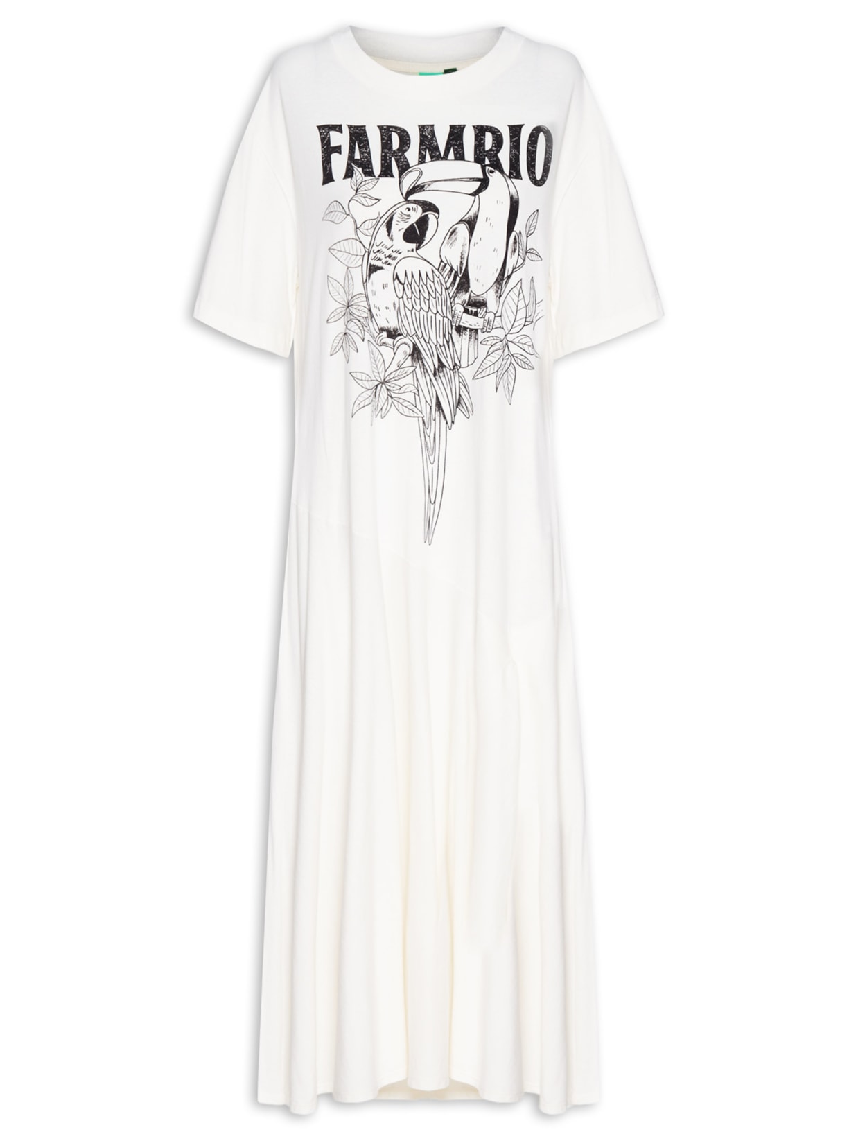 Vestido Rio Amazônia - Off White