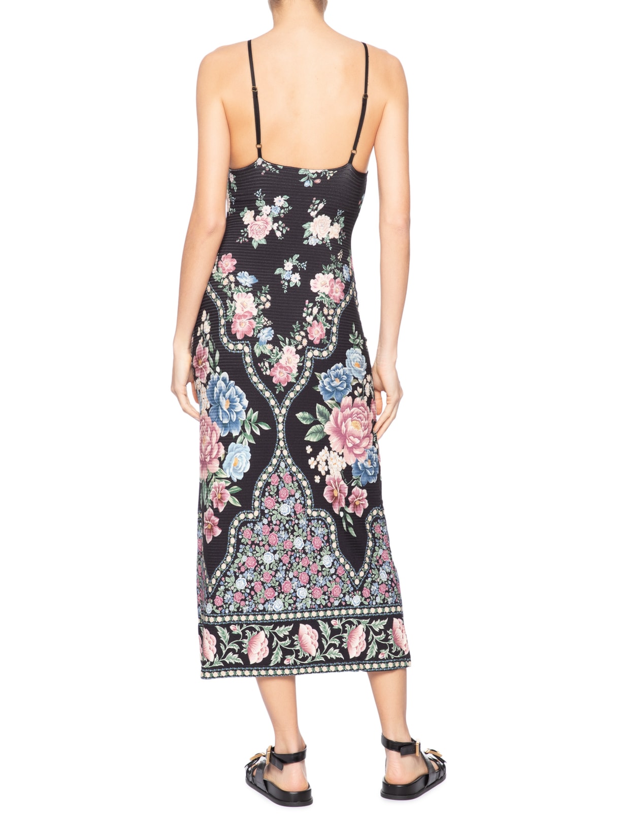 Vestido Romance Preto Farm