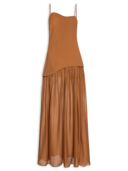 Vestido Roriz - Marrom