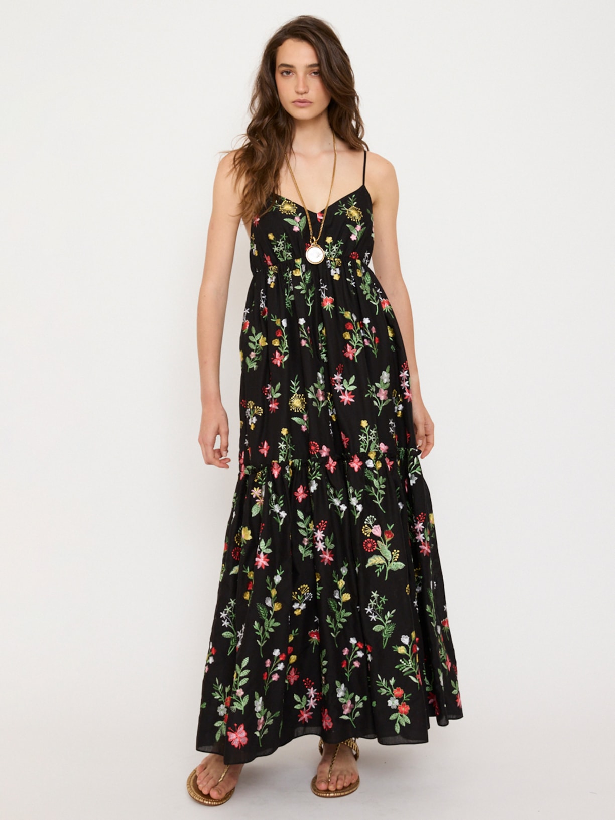 Vestido Rosewood V27 Preto Mixed