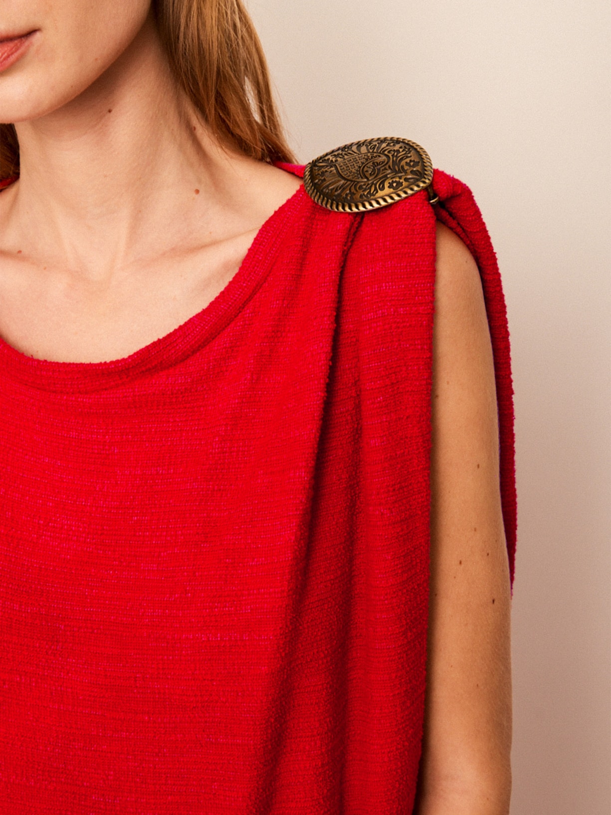 Vestido Rouge V26 Vermelho Mixed