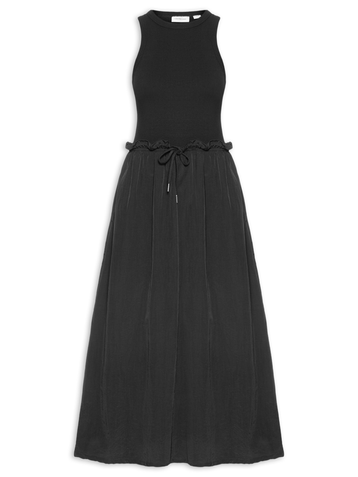 Vestido Saia Nylon Preto Calvin Klein Jeans