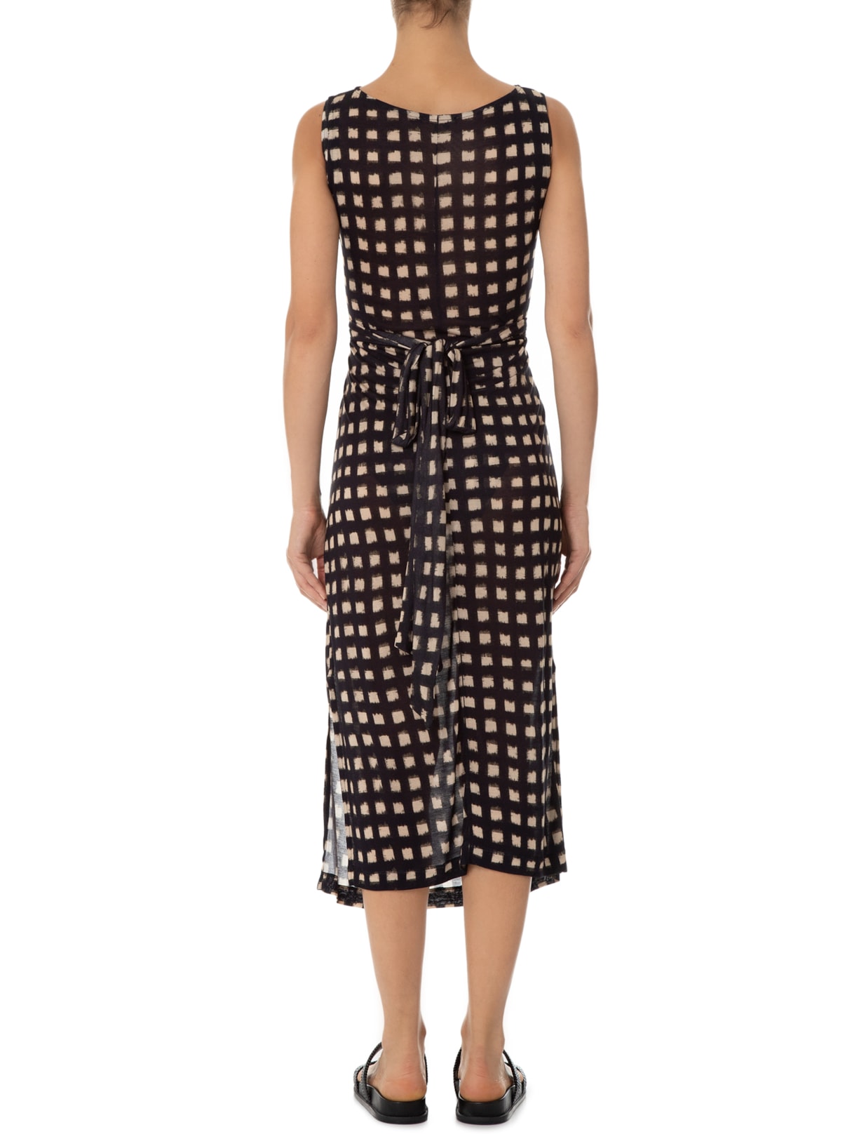 Vestido Saída Com Faixa Preto Lenny Niemeyer