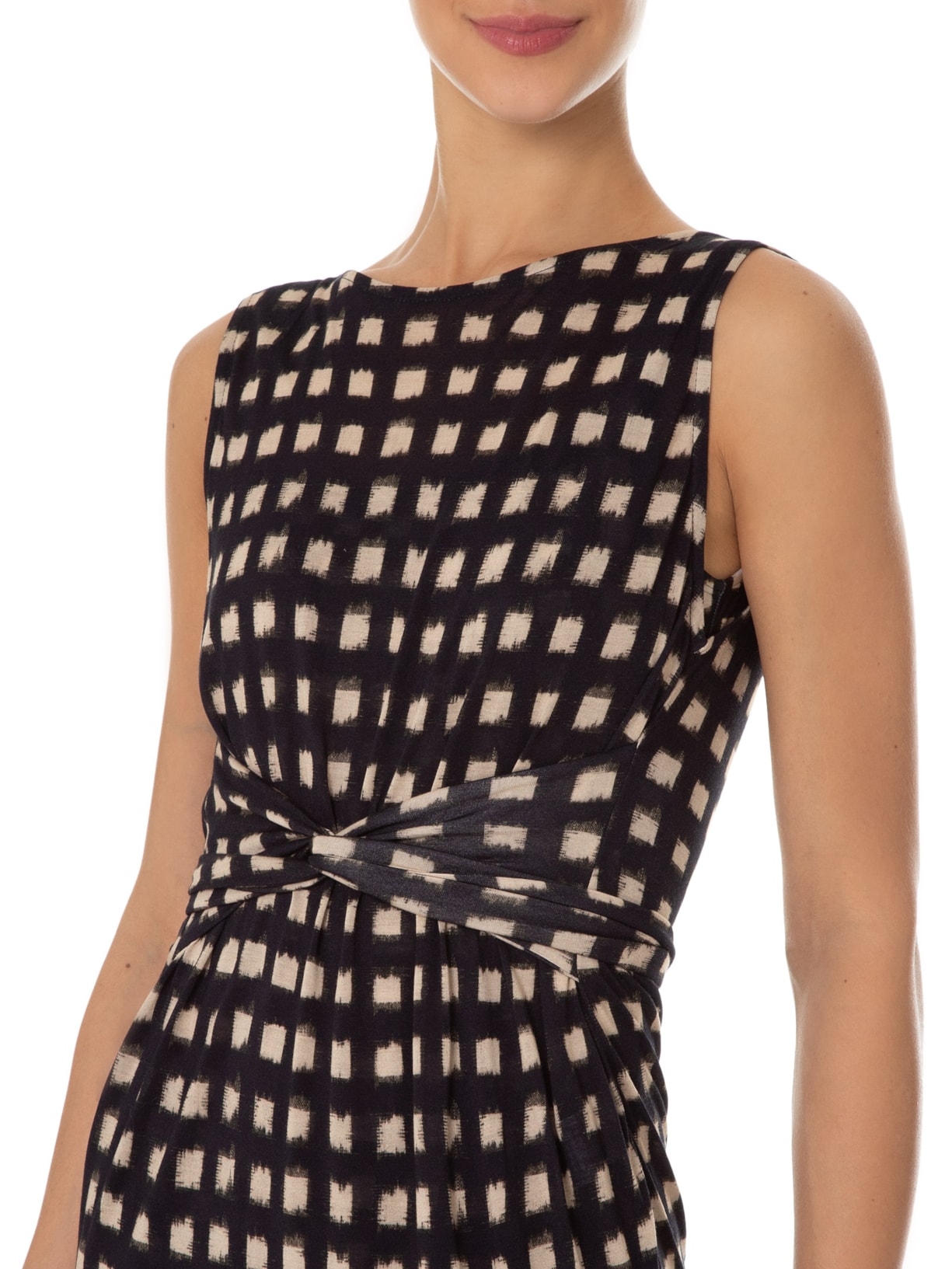 Vestido Saída Com Faixa Preto Lenny Niemeyer