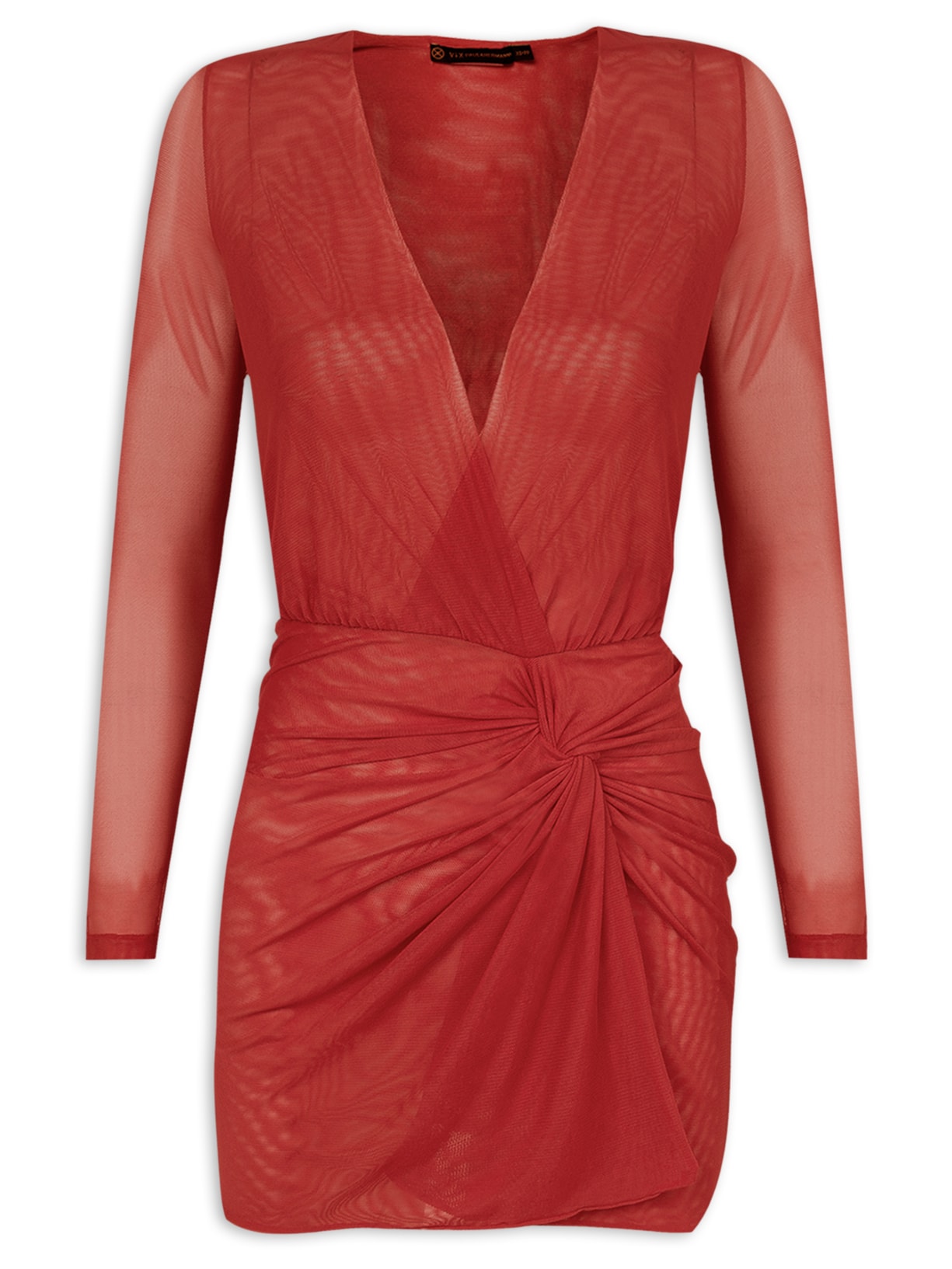 Vestido Saída Curta Noa - Vermelho