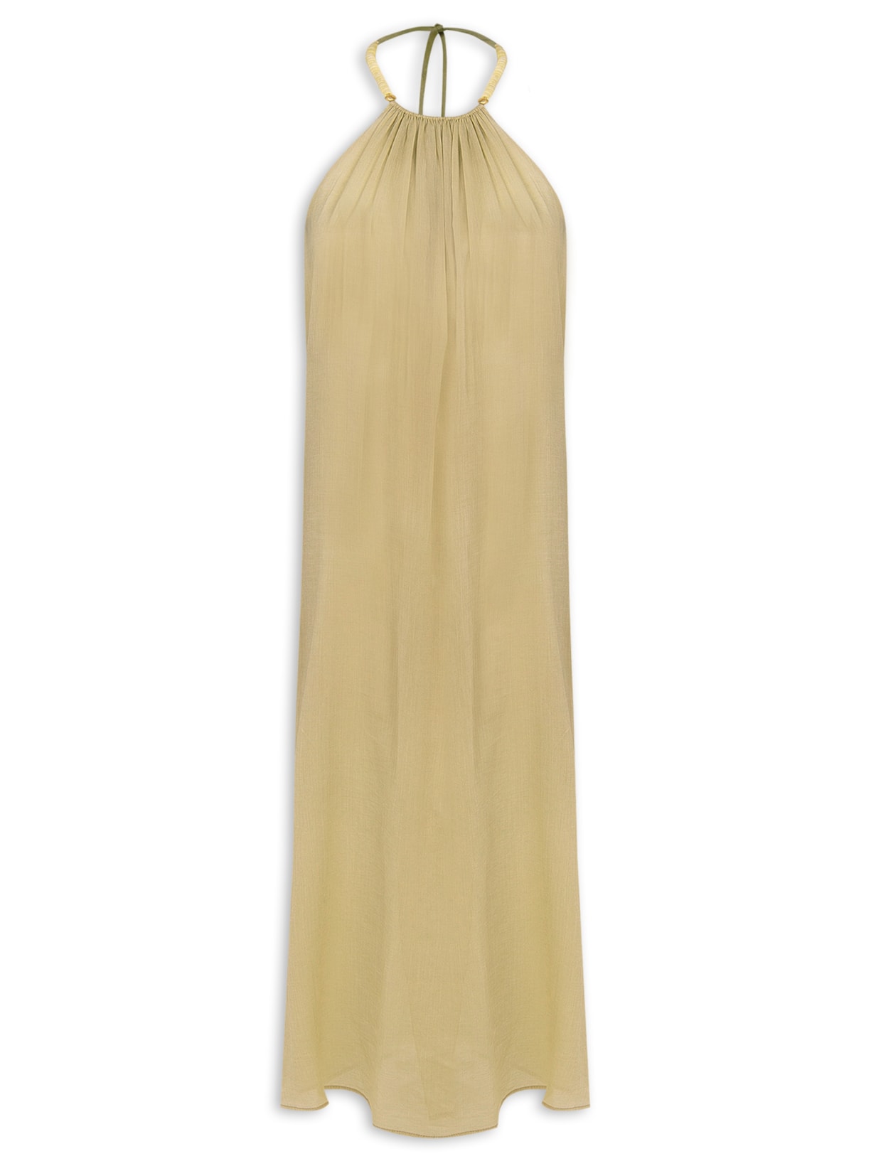 Vestido Saída Longa Cloe Detalhe - Verde