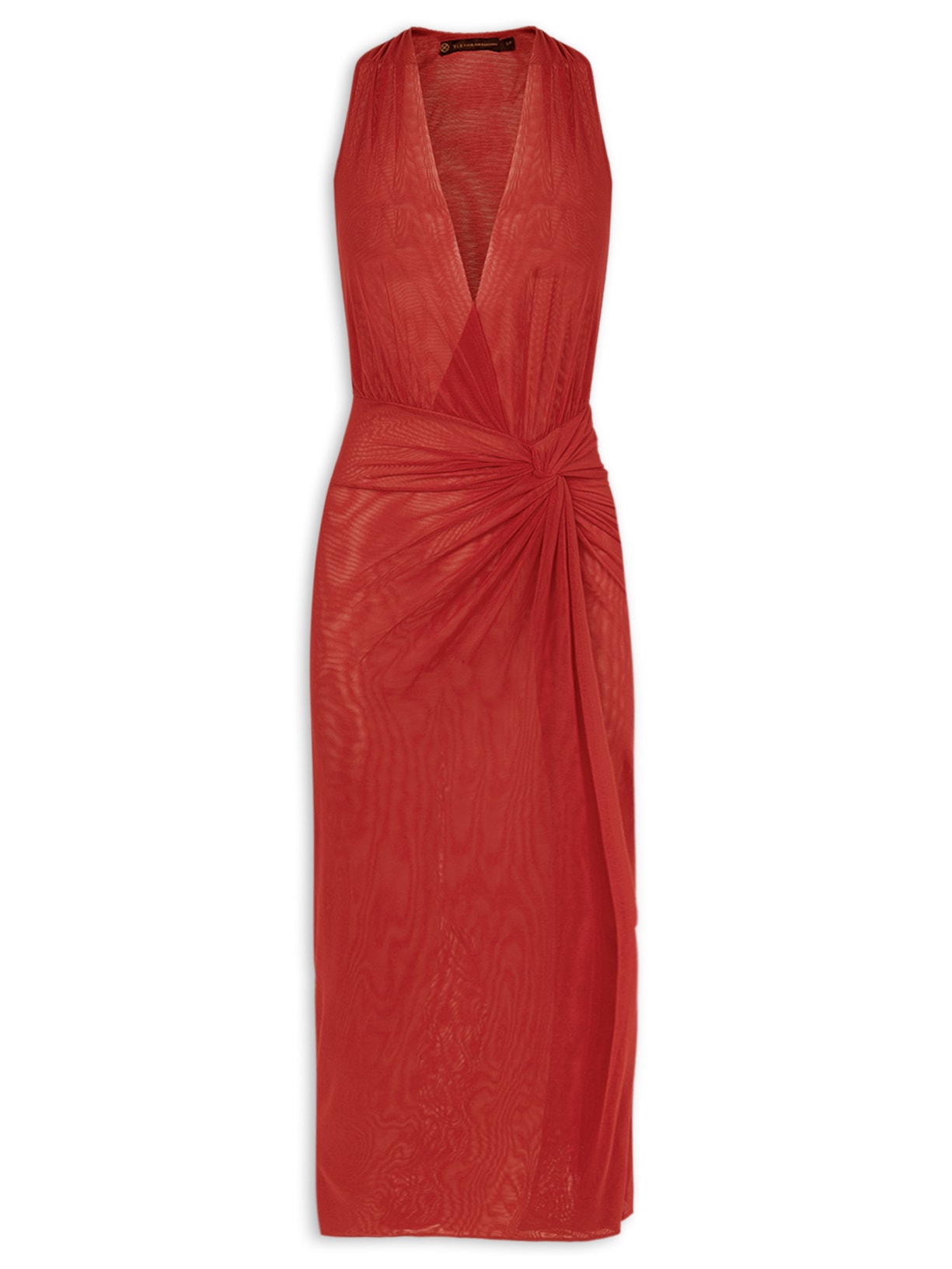 Vestido Saida Midi Karina - Vermelho