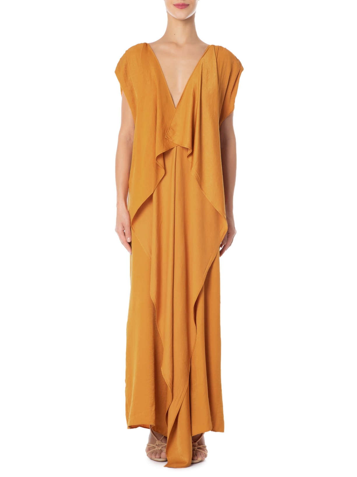 Vestido Saída Nira Laranja Shop2gether + Tissé