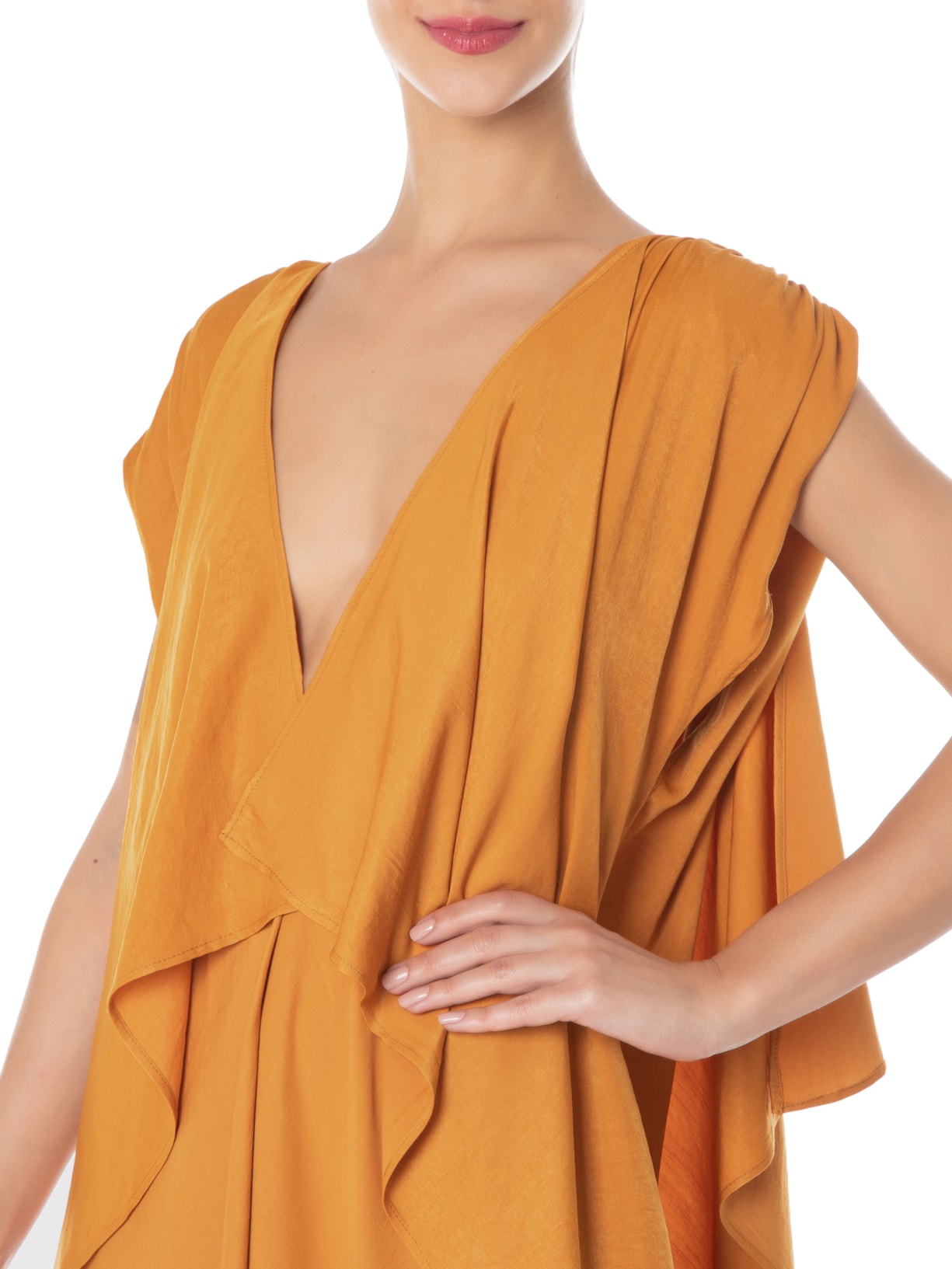 Vestido Saída Nira Laranja Shop2gether + Tissé