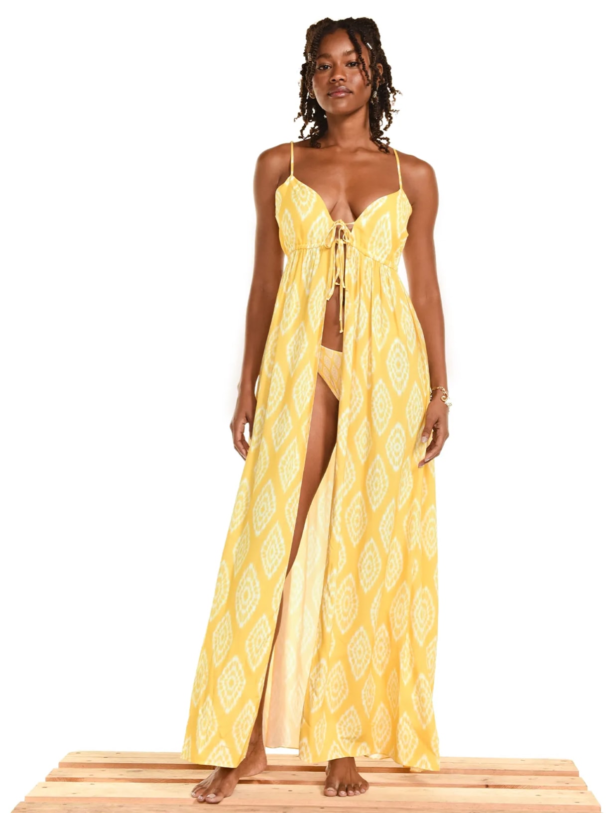 Vestido Samara Amarelo Triya