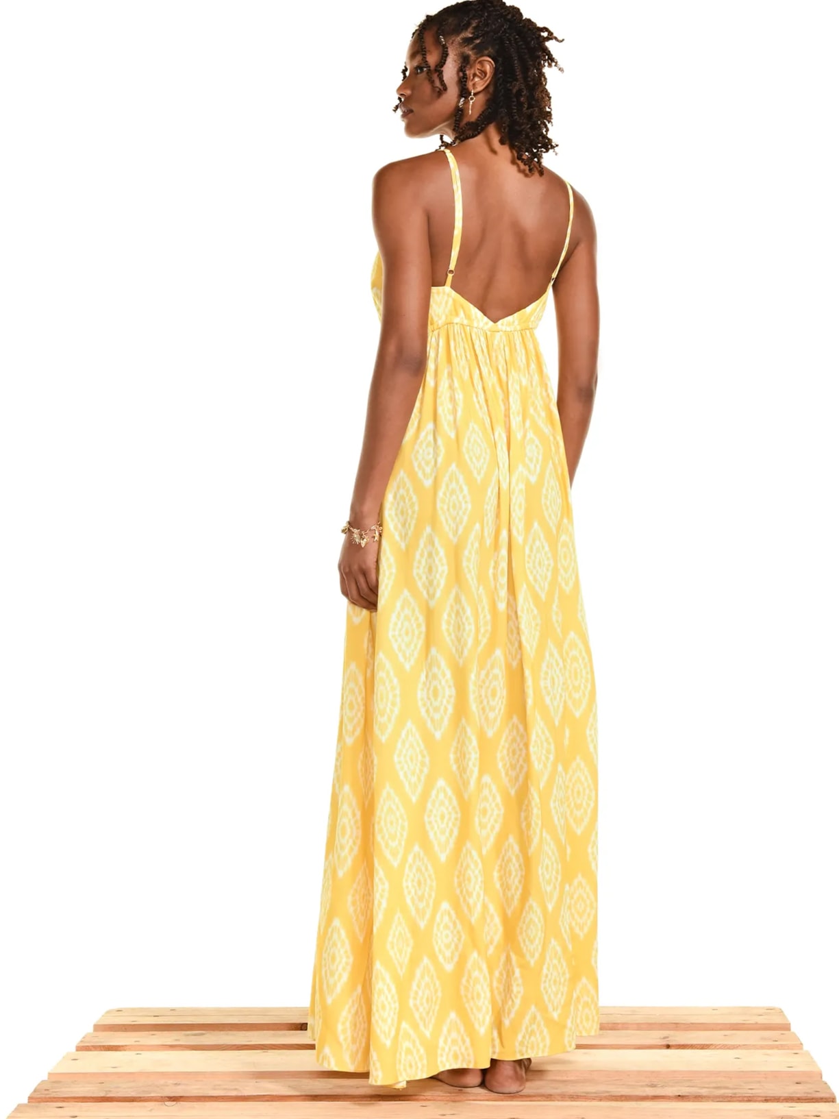 Vestido Samara Amarelo Triya