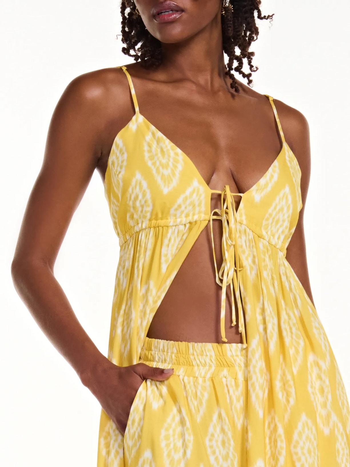 Vestido Samara Amarelo Triya