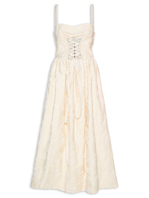Vestido Sarja Caminho - Off White