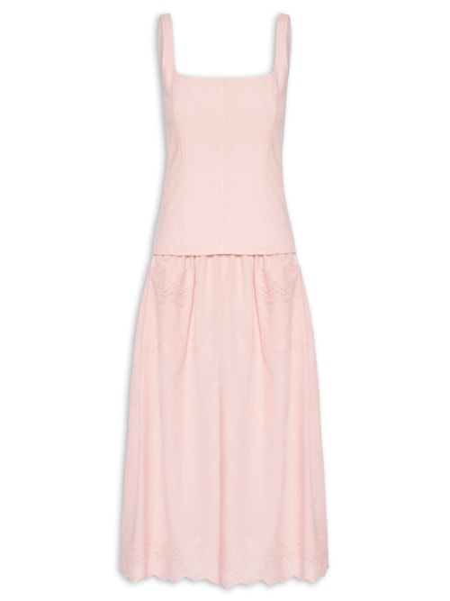Vestido Sarja Kamuri - Rosa