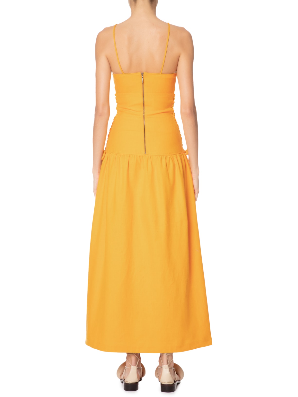 Vestido Sarja Kumari Amarelo Paula Raia