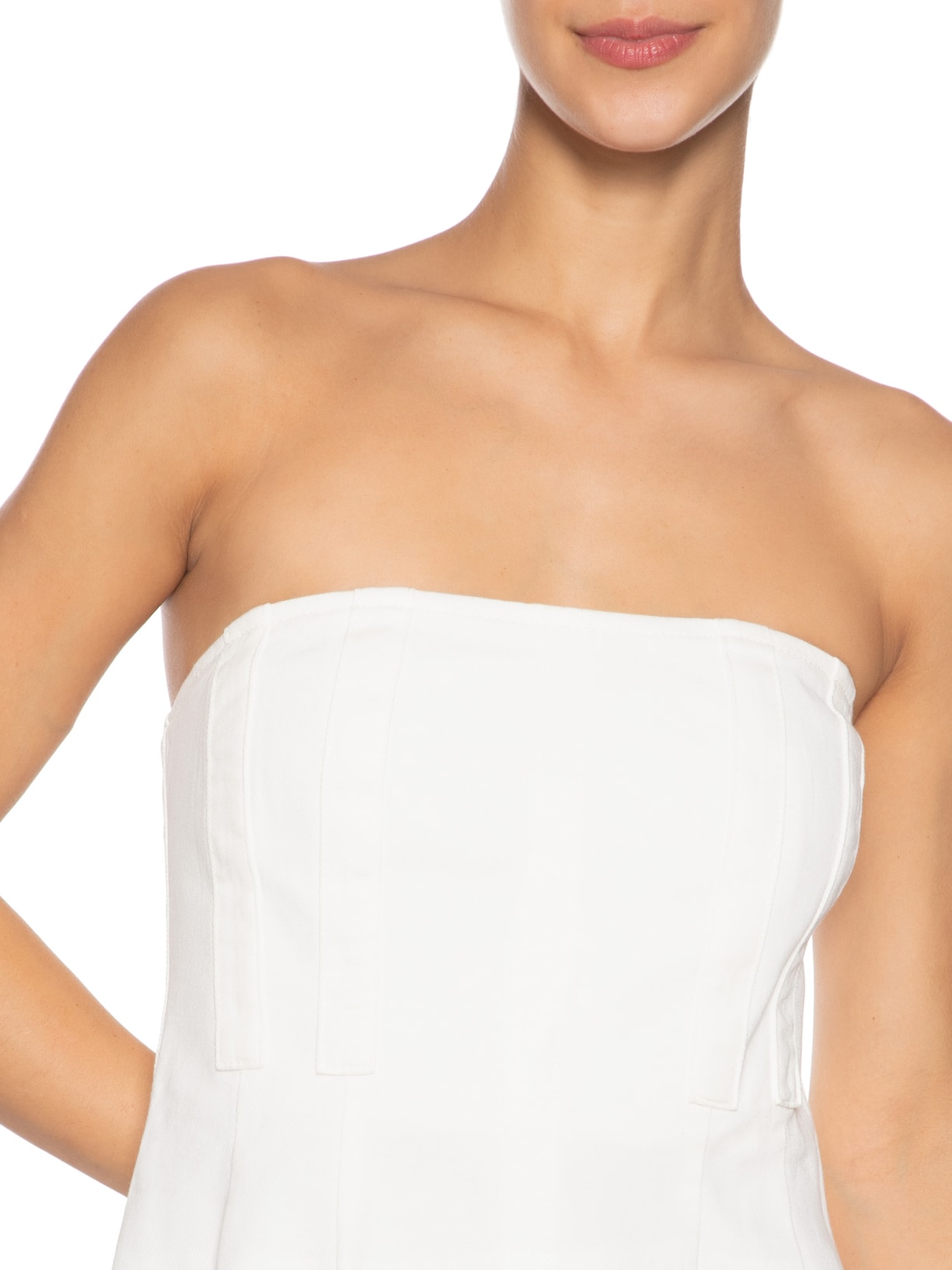 Vestido Sarja Tulipa Branco Dress To