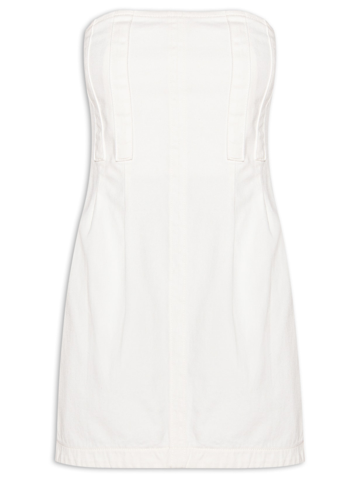 Vestido Sarja Tulipa Branco Dress To