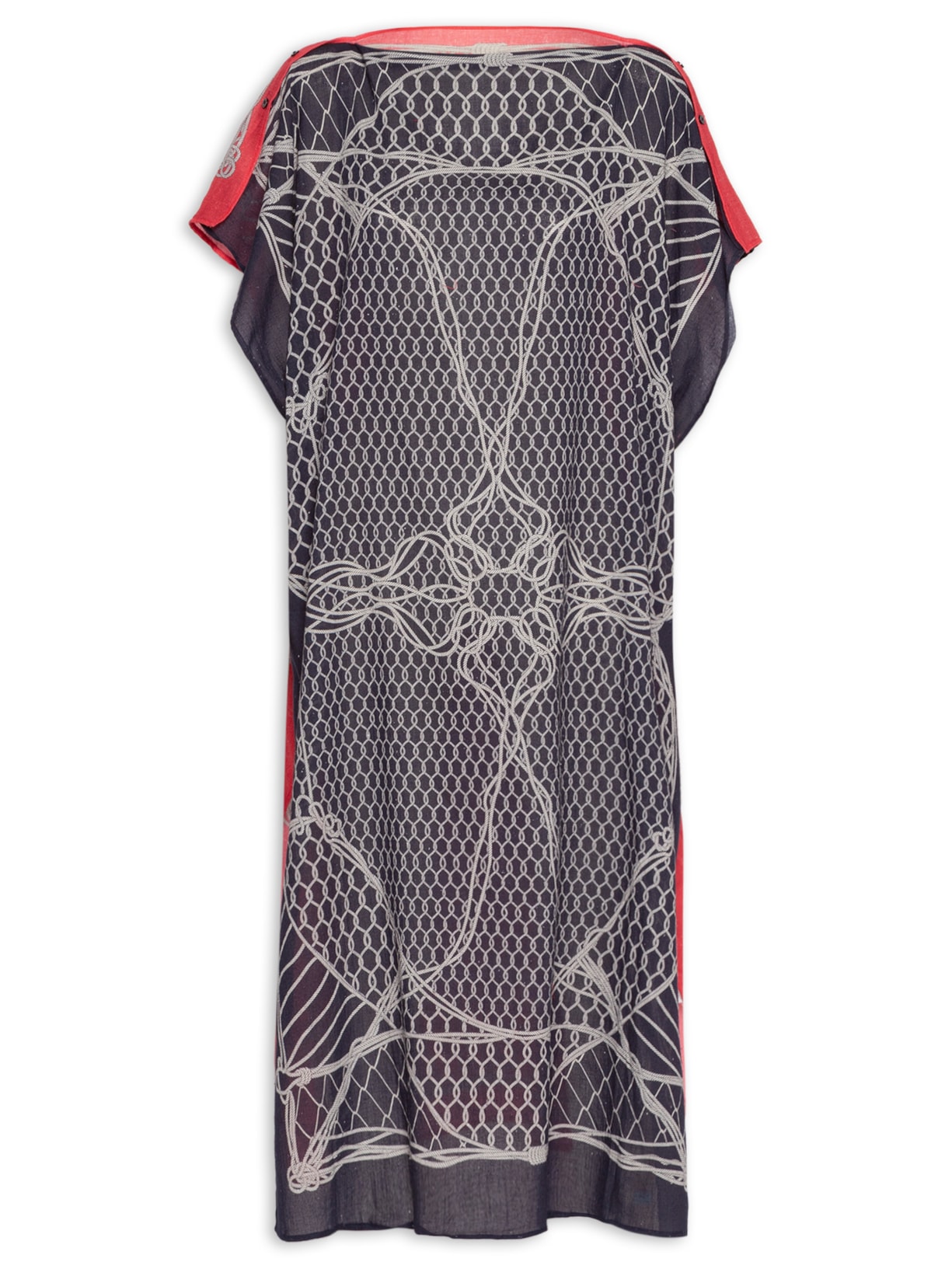 Vestido Scarf Knot - Azul