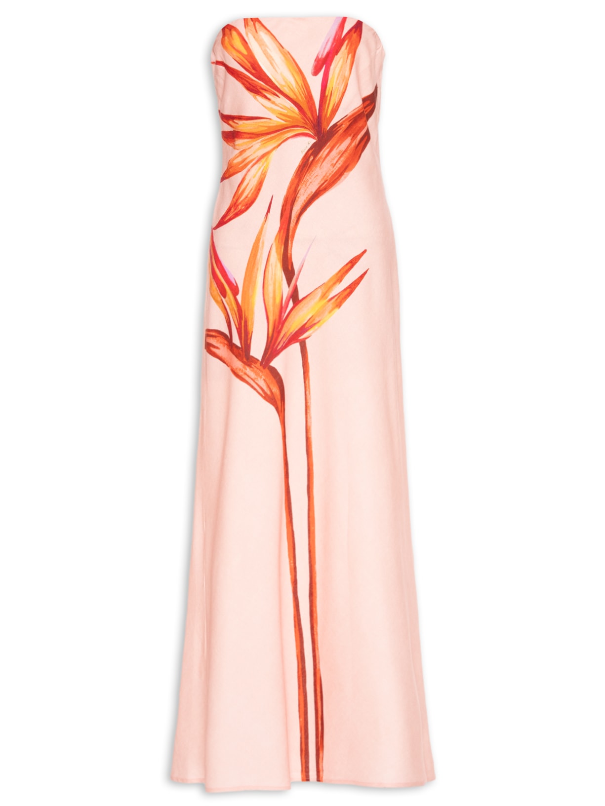 Vestido Sem Alça Maxi Estrelicia - Rosa