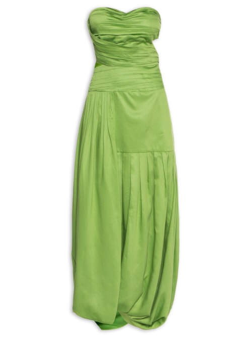 Vestido Sem Alça Oswald - Verde