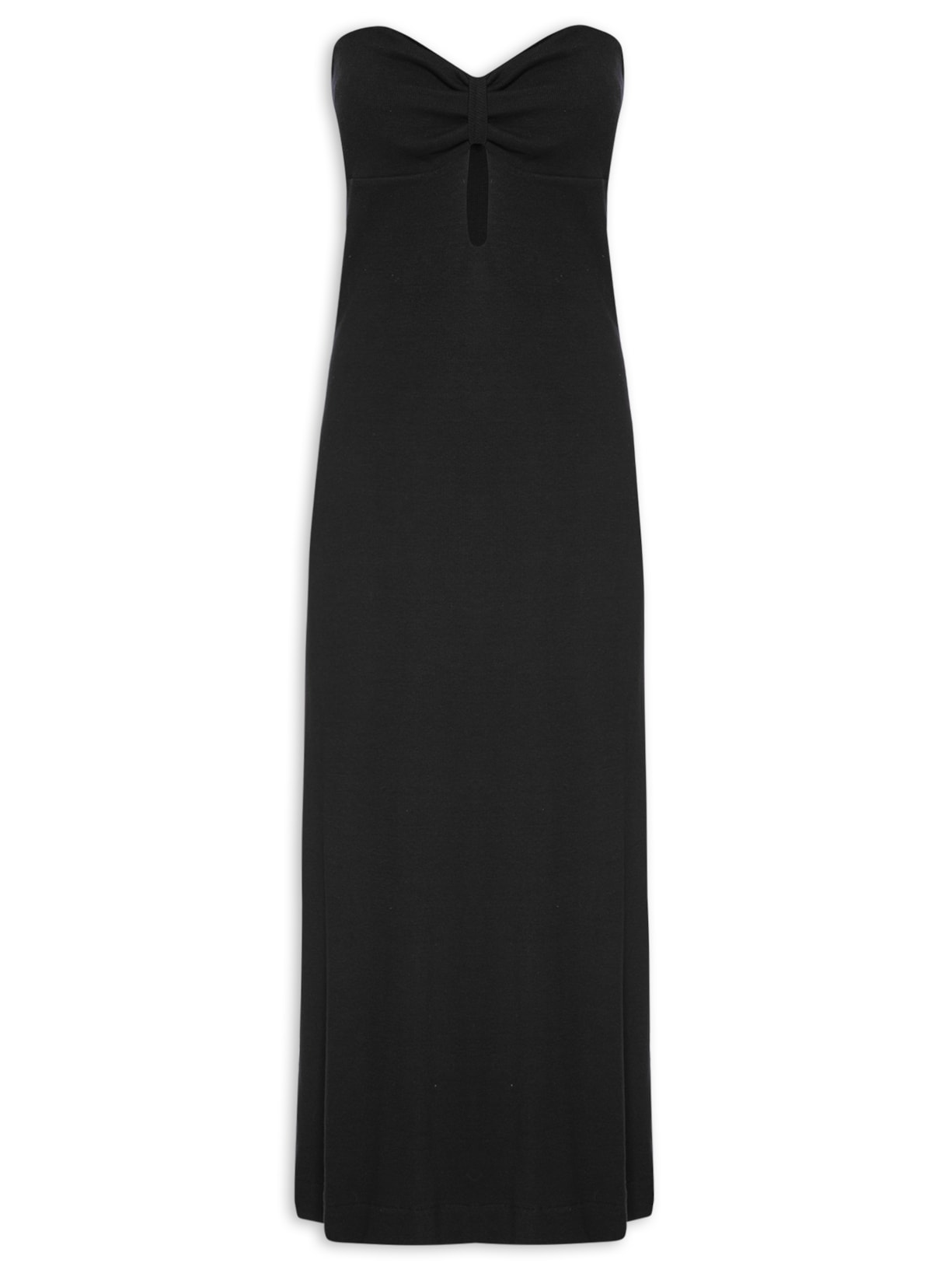 Vestido Sem Alça - Preto