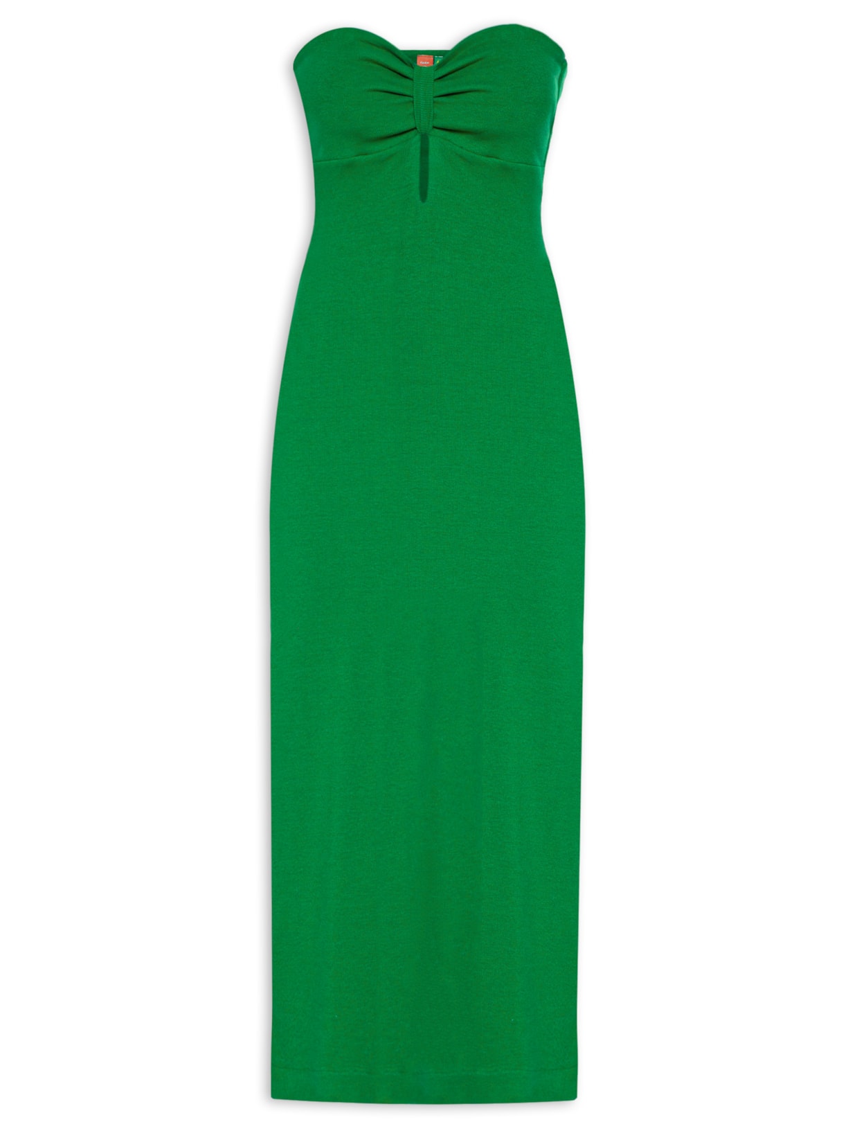 Vestido Sem Alça - Verde