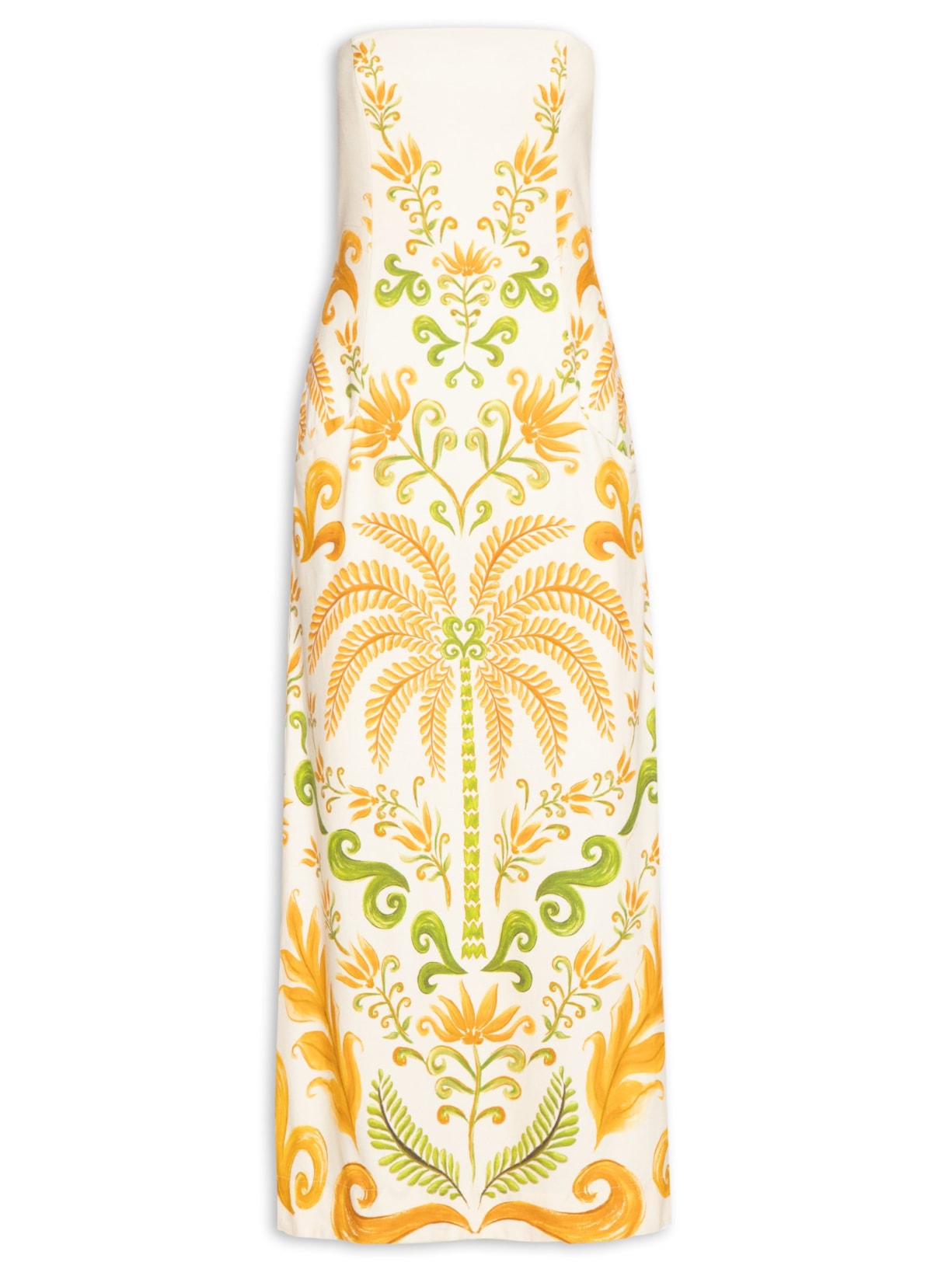 Vestido Sem Manga Milani - Amarelo