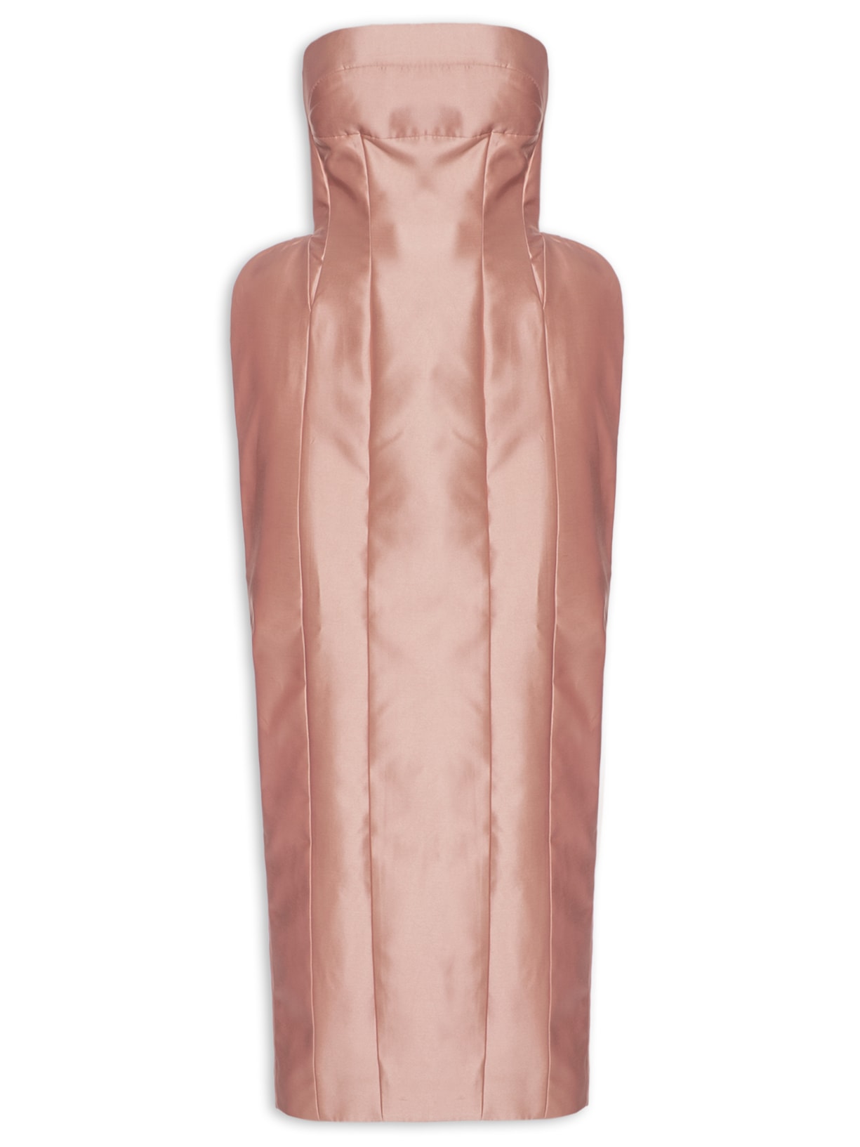 Vestido Silhueta Rosa Fauve